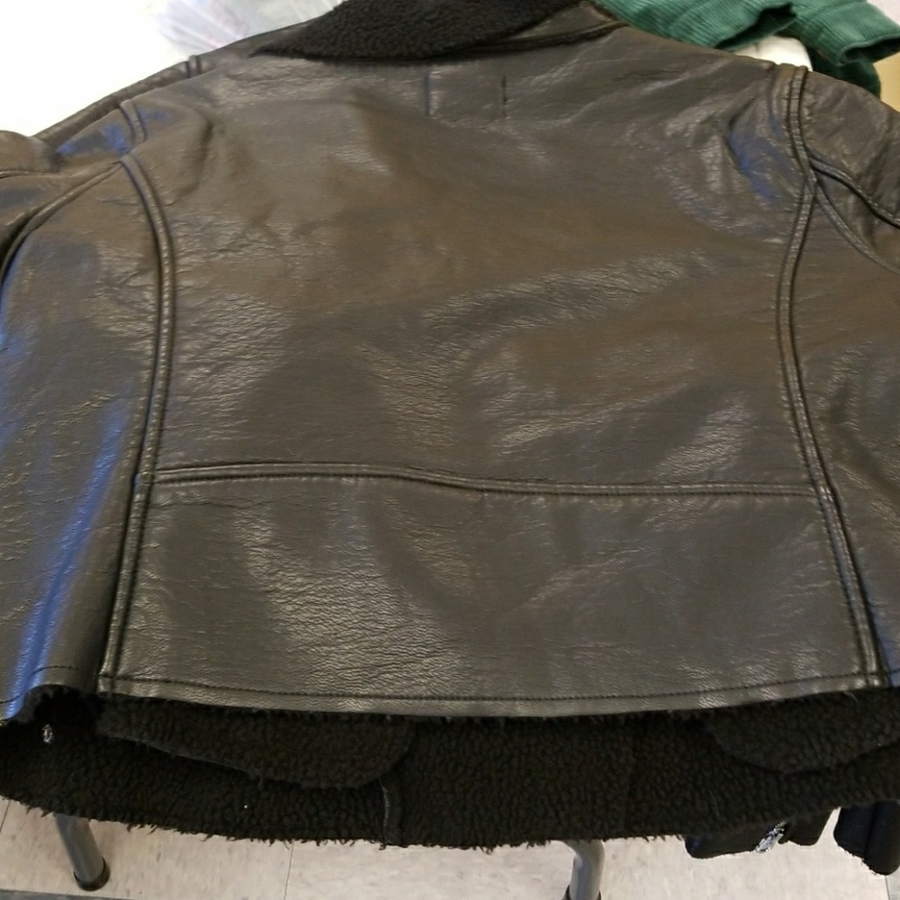 VIGOSS faux leather biker crp jacket NWT plus size - Picture 7 of 8